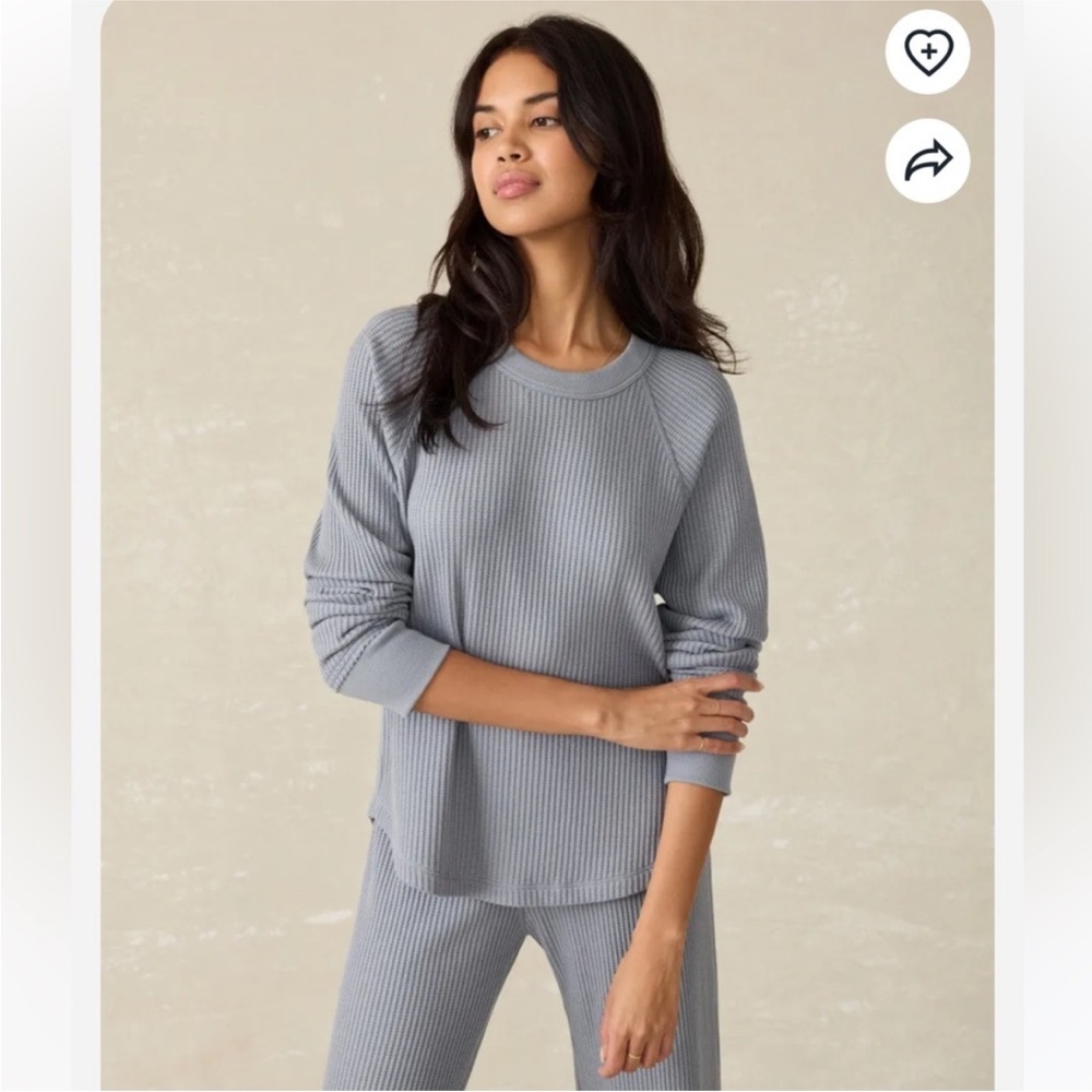 NWT FAHERTY Legend™ Waffle
Layering Crew - Tradewinds